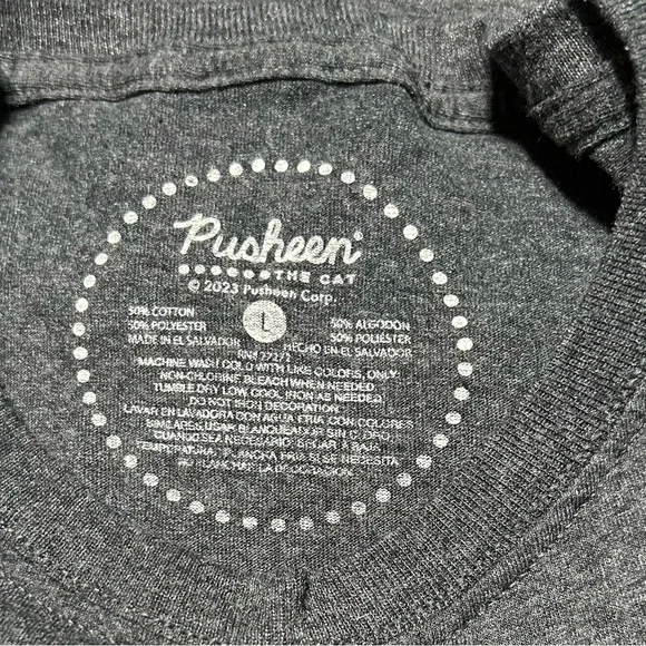 Pusheen DJ Kitty size Large tee - Picture 3 of 3